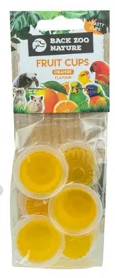 Back Zoo Nature vogelsnack fruitcup orange a 6 stuks