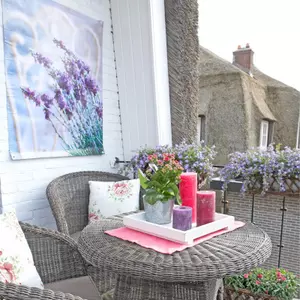 Balkon muurdecoratie