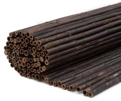 Bamboemat black 180x180 cm - afbeelding 1
