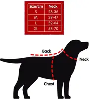 Bandana xmas good dog red l - afbeelding 3