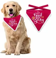 Bandana xmas good dog red l - afbeelding 2