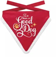 Bandana xmas good dog red l - afbeelding 1