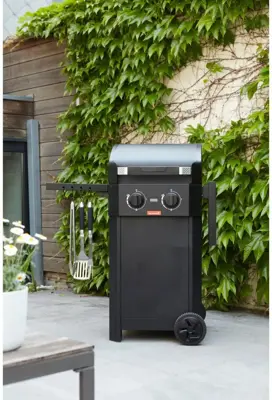 Barbecook E-Luca elektrische barbecue met inklapbare zijtafels - afbeelding 2