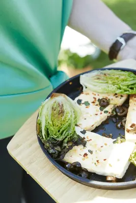 Barbecook Grillpan m/onderlegger gietijzer - afbeelding 3