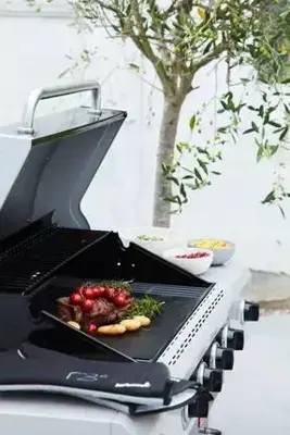 Barbecook set van 2 premium grillmatten zwart 40x33cm - afbeelding 2