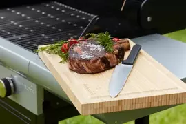 Barbecook snijplank uit bamboe met sapgeul 40x30x3cm fsc® - afbeelding 3