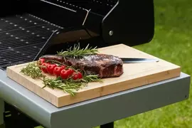 Barbecook snijplank uit bamboe met sapgeul 40x30x3cm fsc® - afbeelding 4
