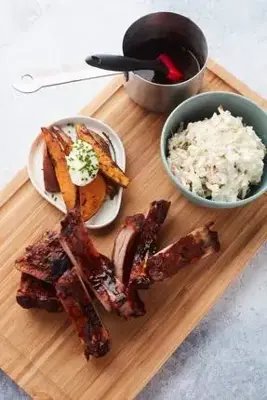 Barbecook snijplank uit bamboe met sapgeul 43x28x2cm fsc® - afbeelding 2