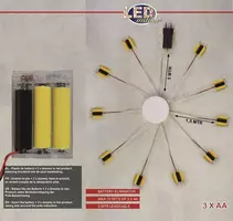 Batterij adapter met transformator 10 x 3AA - afbeelding 1