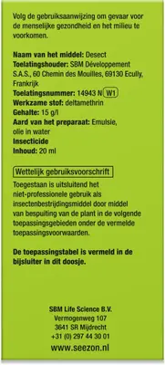 Bayer Decis concentraat 20ml - afbeelding 4