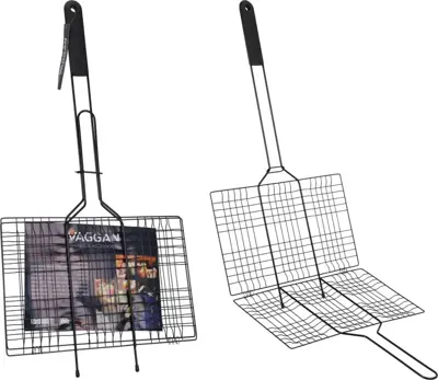 Bbq hamburger grillrek voor 6 hamburgers non stick