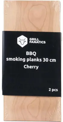 Bbq plank cherry 30 cm 2 stuks