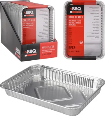 Bbq schalen set van 4stuks 32x23