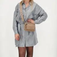 Beagles malaga schoudertas lichttaupe - afbeelding 3