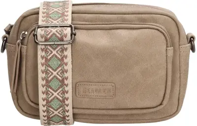 Beagles malaga schoudertas lichttaupe - afbeelding 1