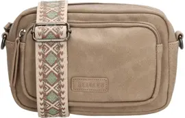 Beagles malaga schoudertas lichttaupe - afbeelding 1