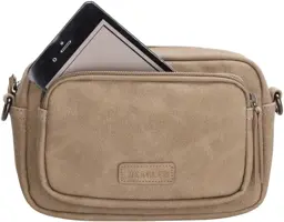 Beagles malaga schoudertas lichttaupe - afbeelding 2