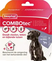 Beaphar COMBOtec parasietbehandeling hond 40-60kg 2 pip