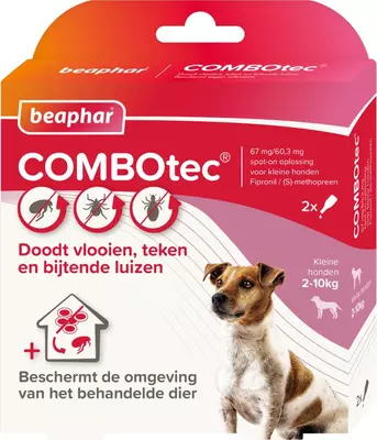 Beaphar COMBOtec® Spot-On hond 2-10kg 2 pipetten