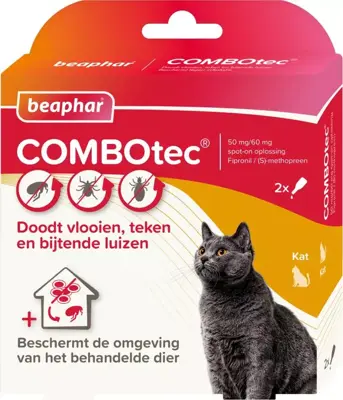 Beaphar COMBOtec® Spot-On kat 2 pipetten