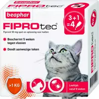 Beaphar FIPROtec® Spot-On Kat – 4 Pipetten - afbeelding 2