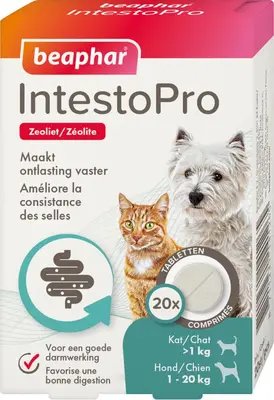 Beaphar IntestoPro tabletten kat/hond tot 20kg