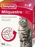 Beaphar Milquestra kat 2-12kg 2 tabletten kopen?