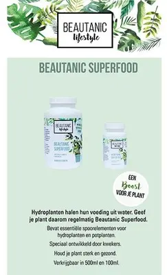 Beautanic Lifestyle Superfood 500ml - Voeding voor Hydrocultuurplanten - afbeelding 2