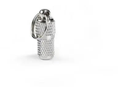 Beeztees adreskoker kat metaal 2.1mm zilver