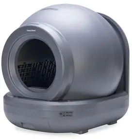 Beeztees automatische kattenbak Moeza 57x56x51cm grijs