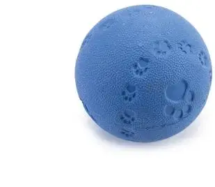 Beeztees Bal+Pieper - Hondenspeelgoed - Blauw - 7,5 cm
