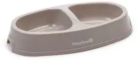 Beeztees dinerset kat plastic 2x 150ml 12x27.5x6cm beige kopen?