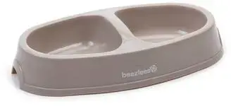 Beeztees dinerset plastic 12x27.5x6cm beige