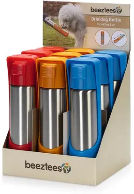 Beeztees drinkfles hond Loe plastic 532ml d7.5h26cm - 3 kleuren - afbeelding 6