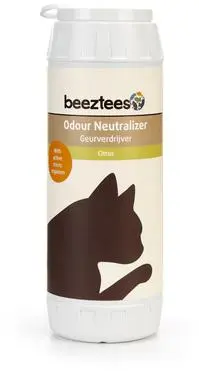 Beeztees geurverwijderaar kattenbak citrus 750g