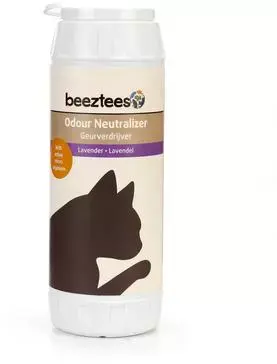 Beeztees geurverwijderaar kattenbak lavendel 750g