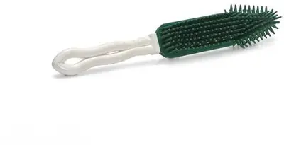 Beeztees haarverwijderaar rubber 27x5x4 cm groen/wit