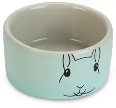 Beeztees hamstervoerbakje Gorky keramiek 110ml 7.5x7.5x4cm mint