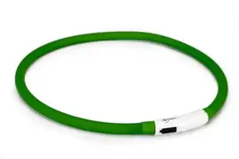 Beeztees hondenhalsband Dogina Safety Gear USB oploaadbaar siliconen 70x1cm groen kopen?