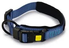 Beeztees hondenhalsband Parinca premium nylon 30-35x2cm blauw