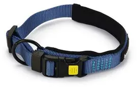 Beeztees hondenhalsband Parinca premium nylon 35-40x2cm blauw kopen?