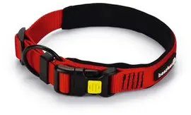 Beeztees hondenhalsband Parinca premium nylon 40-45x2cm rood kopen?