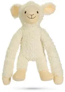 Beeztees hondenknuffel Jessy pluche 40x27x13.5cm wit
