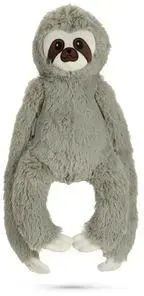 Beeztees hondenknuffel luiaard Mees pluche 40x20x9cm grijs