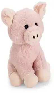Beeztees hondenknuffel varken Gino pluche 25x19x18cm roze