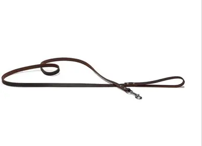 Beeztees hondenriem leer 200x1.6cm zwart