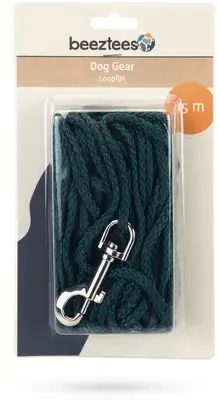 Beeztees hondenriem lijn nylon 15m groen - afbeelding 2