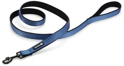 Beeztees hondenriem Parinca premium nylon 180x2.5cm blauw