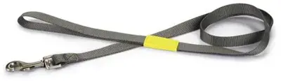 Beeztees hondenriem Uni nylon 120x2cm donkergrijs