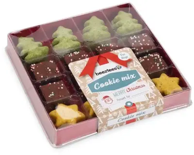 Beeztees hondensnack kerstkoekjes mix 164g - afbeelding 1
